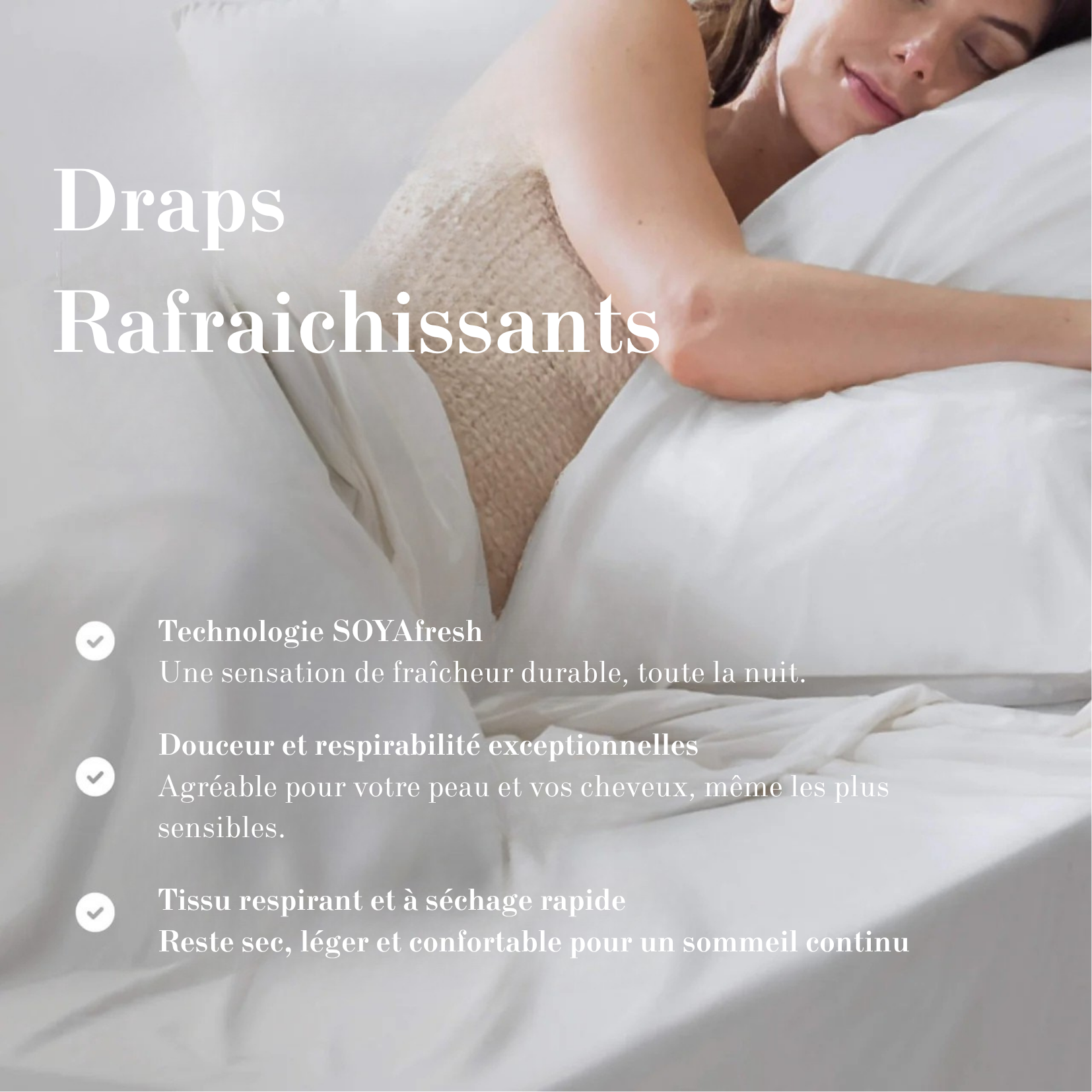 Draps rafraîchissants SoyaFresh