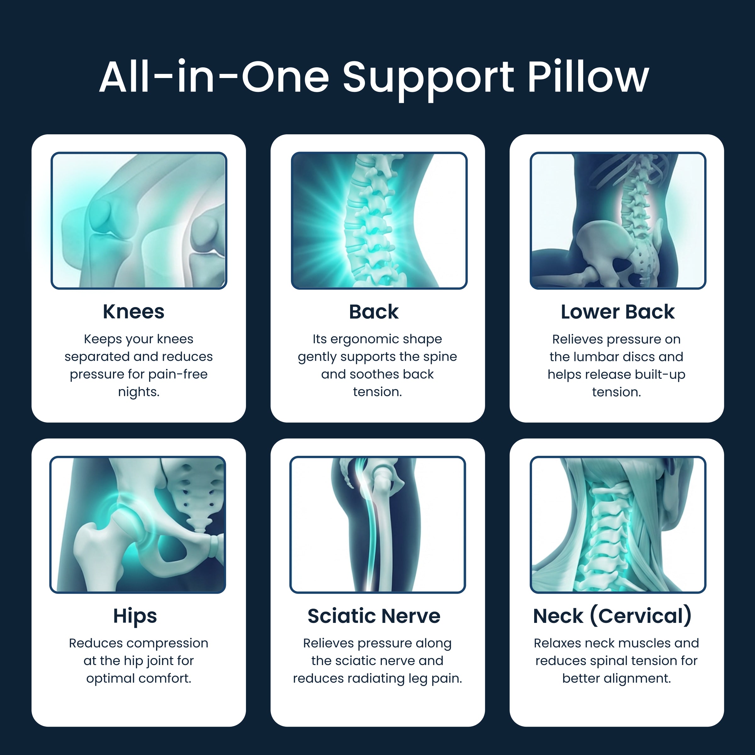 Soya Ergonomic Lumbar Support Pillow
