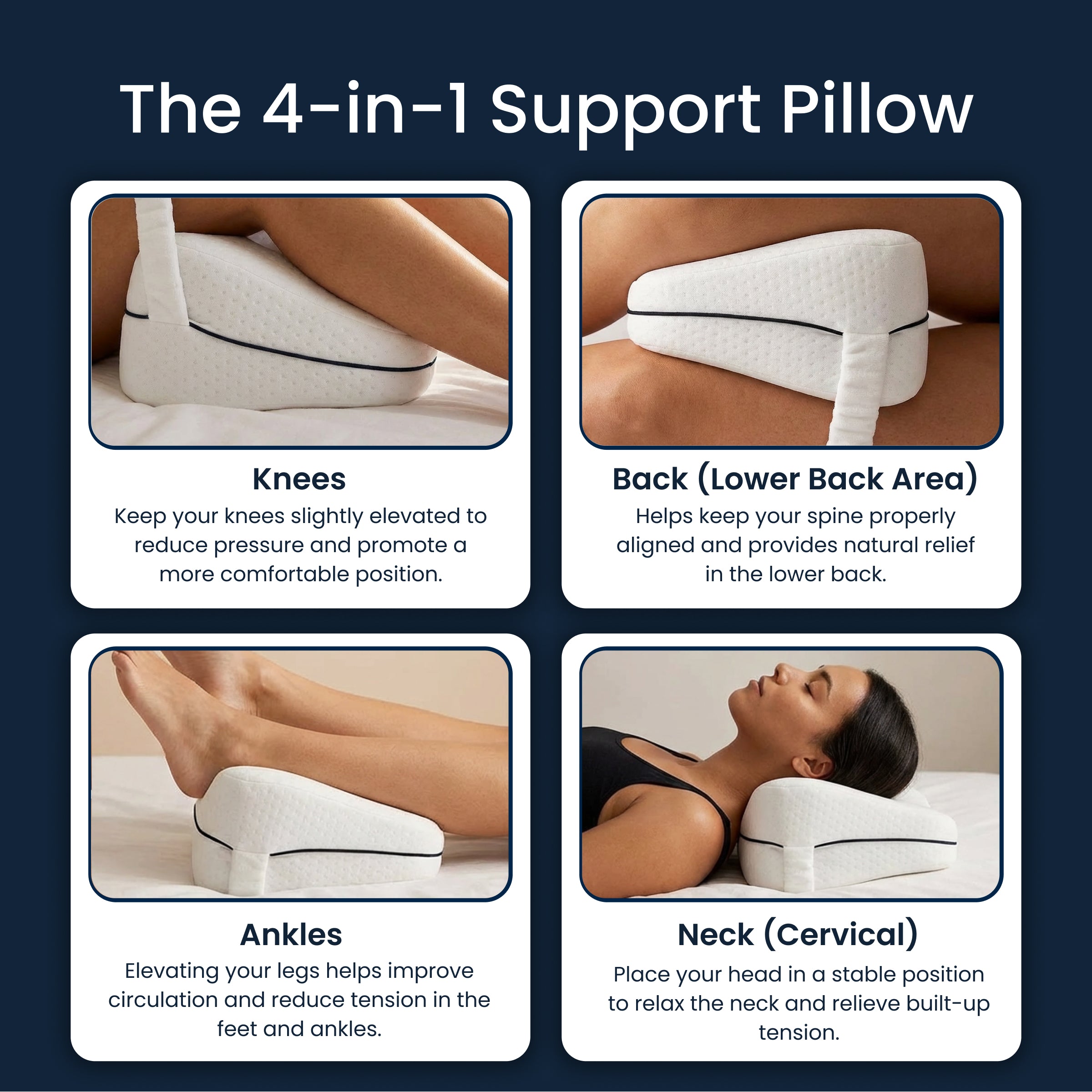 Soya Ergonomic Lumbar Support Pillow